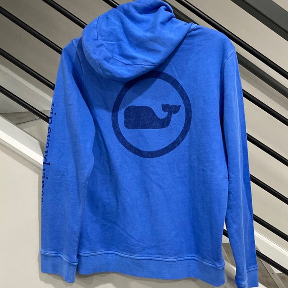 NWOT Blue Zip-Up Hoodie - Picture 4 of 4